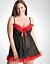 Plus Size Rhumba Ruffle Babydoll by Cacique