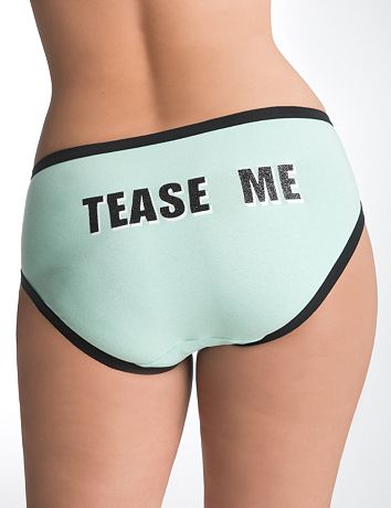 Plus Size Tease Me Cotton Hipster Panty