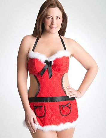 Plus Size Santa Babydoll by Cacique