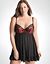 Full Figure Lace Cup Babydoll by Cacique