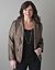 Plus Size Faux Leather Blazer by Lane Bryant