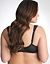 Feather trim quarter cup bra by Cacique