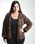 Plus Size Animal Print Hoodie by Lane Bryant