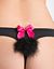 Plus Size Feather puff thong panty by Cacique