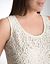 Embellished lace tank