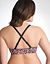 Solid & animal print reversible plunge bra by Cacique