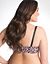 Solid & animal print reversible plunge bra by Cacique