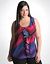 Plus Size Chevron Ruffle Tank by Lane Bryant
