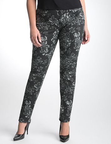 Plus Size Print Skinny Jean by Lane Bryant