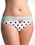 Lace waist polka dot hipster by Cacique