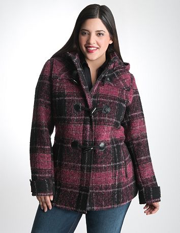 Toggle Coat with Hood by Lane Bryant