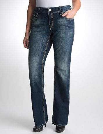Plus Size Designer Bootcut Jean by Seven7