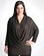 Full Figure Shimmer Dolman Top by Seven7