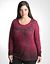 Plus Size Burnout Tee by Seven7
