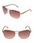 Quilted aviator sunglasses