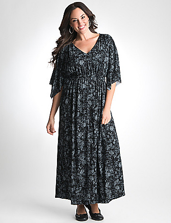 plus size maxi dresses with sleeves
