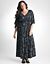 Plus Size Kimono Sleeve Maxi Dress by Lane Bryant