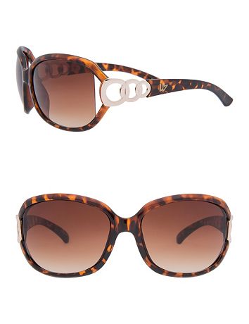 Tortoiseshell link sunglasses by Lane Bryant