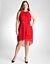 Plus Size Chiffon Pleated Dress by Lane Bryant
