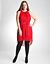 Plus Size Chiffon Pleated Dress by Lane Bryant
