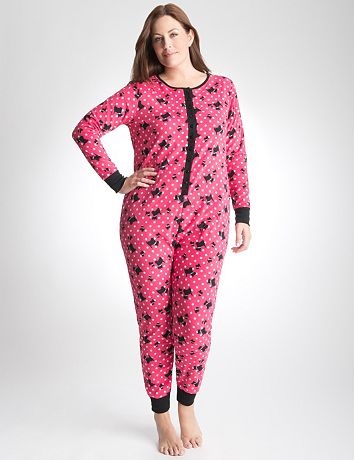 Scottie Dog Fleece Onesie PJ by Cacique