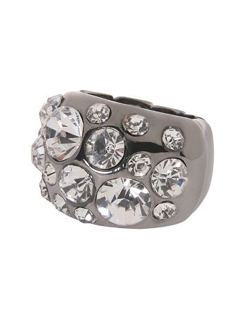 Cubic zirconium dome ring by Lane Bryant