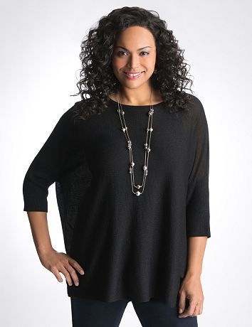 Full Figure Boxy shimmer top