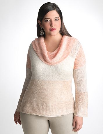 Plus Size Cowl Neck Sweater by Lane Bryant