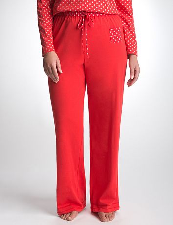 Sparkle Dot Knit Sleep Pant by Cacique