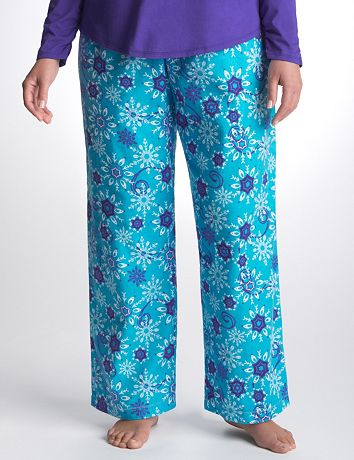 Plus Size Snowflake Sleep Pant by Cacique