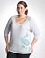Geo print knit top by Reebok