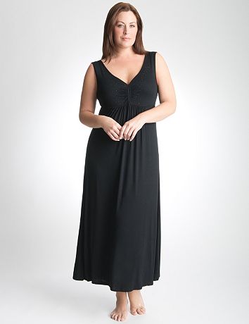 Plus Size Sleep Maxi Lounge Dress by Cacique