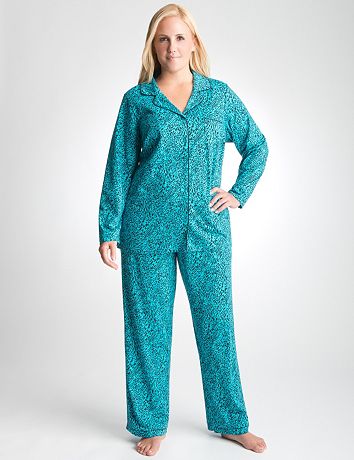 Full Figure Animal 2 Piece Pajama Set by Cacique