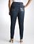Plus Size Embellished Argyle Jean by Lane Bryant