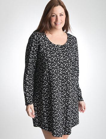 Plus Size Snowflake Sleep Shirt by Cacique