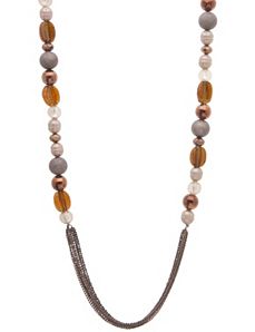 Bead & chain necklace by Lane Bryant