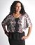 Plus Size Scarf Print Blouse by Lane Bryant