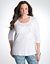 Plus Size Sequin Floral Tee by Seven7