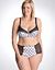 Polka dot French full coverage bra