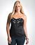 Embellished satin bustier by Lane Bryant