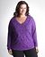 Long Sleeve Burnout Active Tee by Lane Bryant