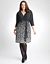 Plus Size Dot Faux Wrap Dress by Lane Bryant