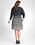 Plus Size Dot Faux Wrap Dress by Lane Bryant