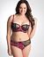 Animal print French balconette bra by Cacique