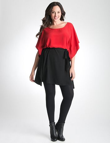 Full Figure Colorblock Kimono by Lane Bryant