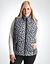 Full Figure Leopard & Solid Reversible Puffer Vest