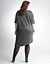 Plus Size Asymmetric Sparkle Dress by Lane Bryant
