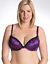 Plus size dot lace plunge bra by Cacique