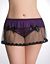 Plus size dot lace garter skirt