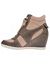 Wide Width Wedge High Top Sneakers by Lane Bryant